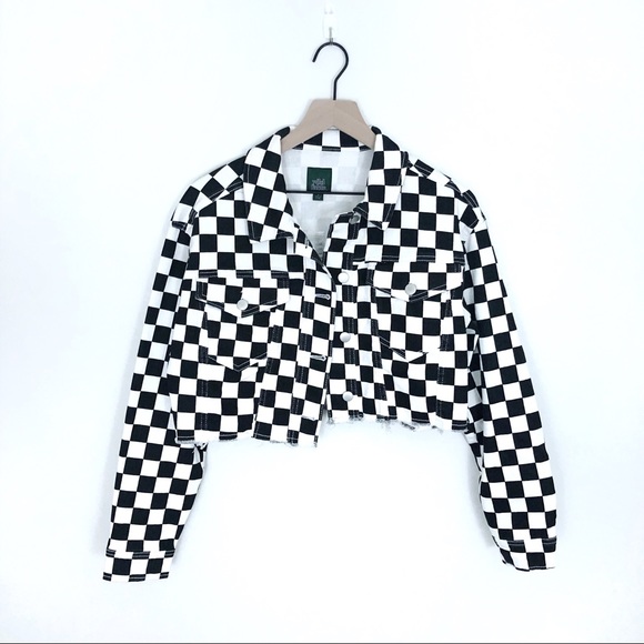 wild fable checkerboard jacket